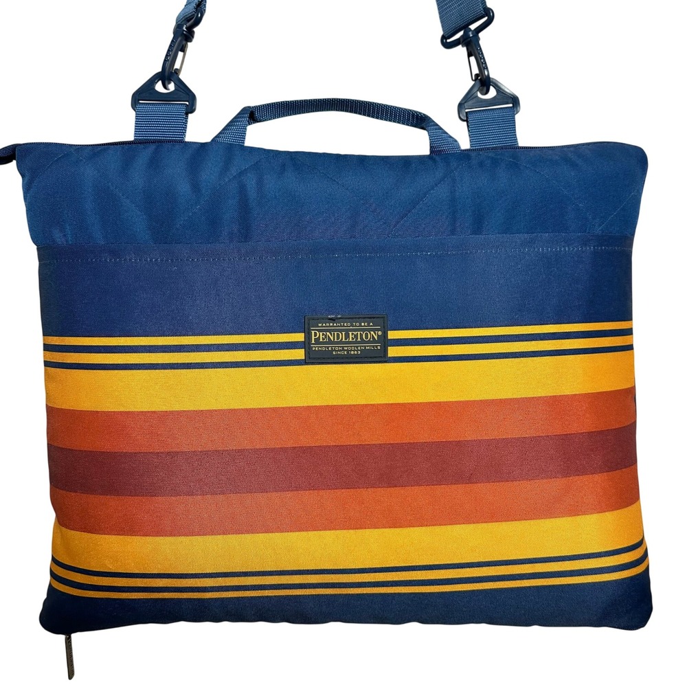 Pendleton Outdoor Packable Blanket Tote Grand Canyon National Park Stripe 60x72